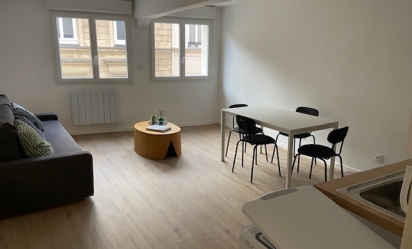 2 pièces meublé prox. gare ROUEN RD