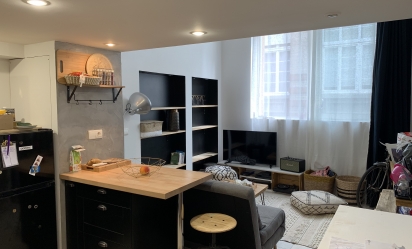 APPART.MEUBLE 2 PIECES DUPLEX COEUR DE ROUEN 