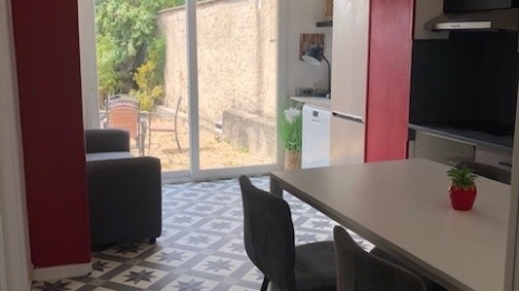 A LOUER 3 pièces meublé avec jardin prox université Mt ST AIGNAN/DOCKS