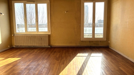 T3 dernier étage vue Seine & Cathédrale